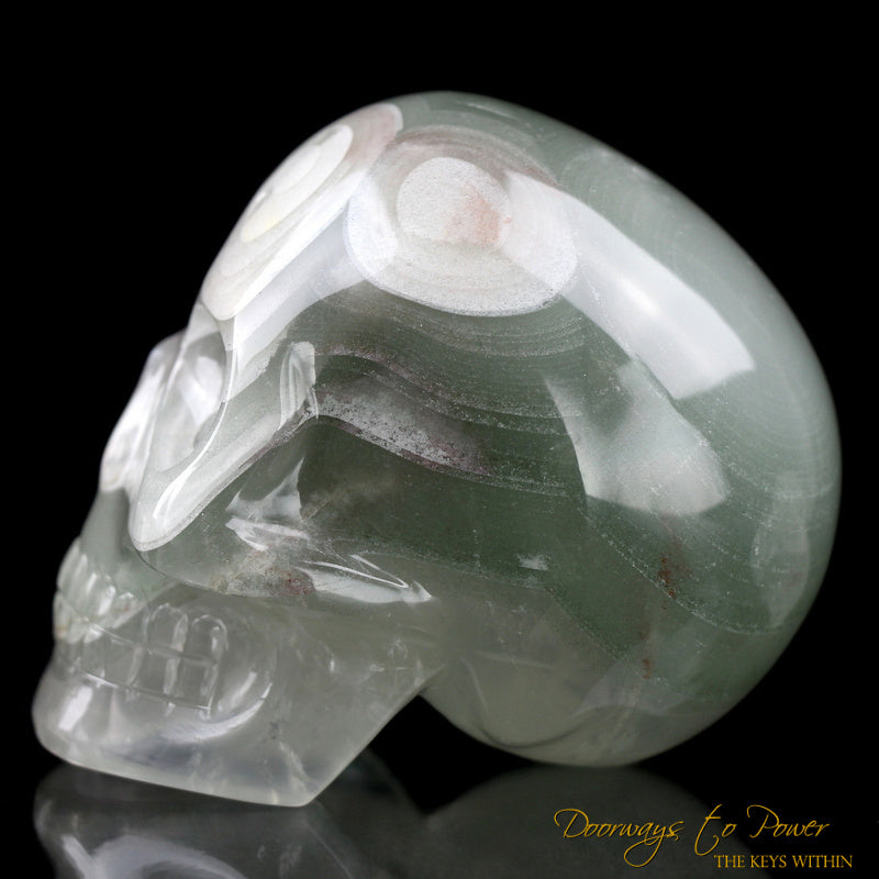 Chlorite in Quartz Crystal Skull by Leandro De Souza