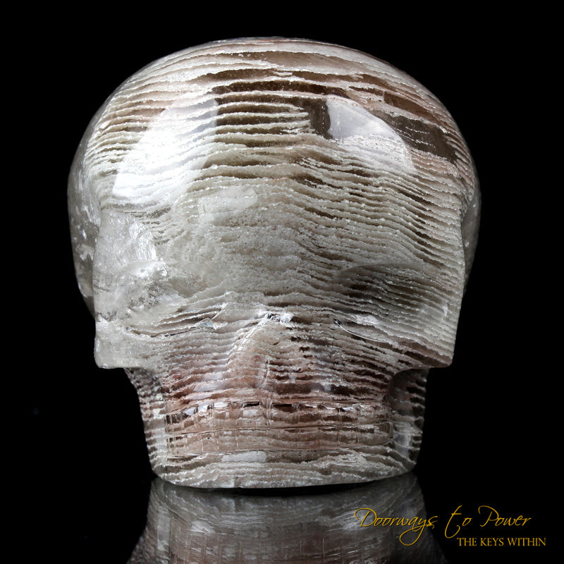 Chlorite in Quartz Magical Child Crystal Skull