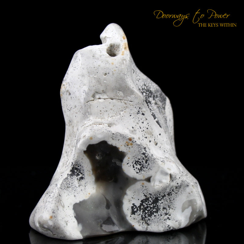 Circle Stone Crystal Altar Stone 'Portal' 