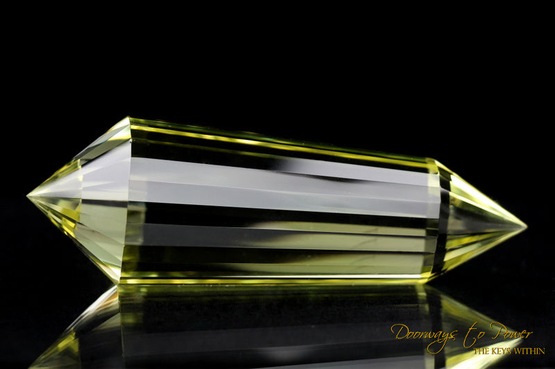 Citrine 24 Sided Vogel Crystal Quartz Healing Wand