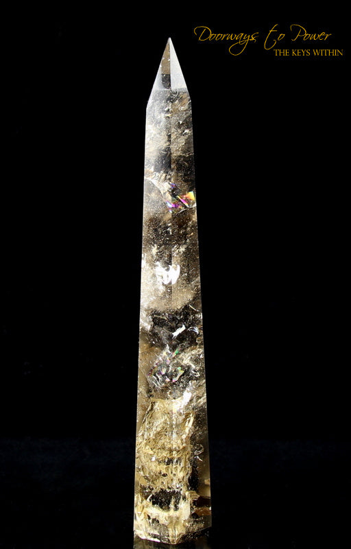 Citrine Double Manifest Isis Quartz Crystal Point 