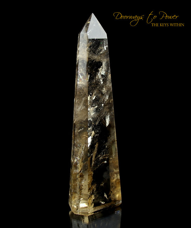 Citrine Double Manifest Isis Quartz Crystal Point 