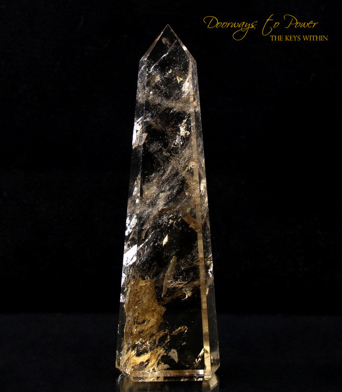 Citrine Double Manifest Isis Quartz Crystal Point 