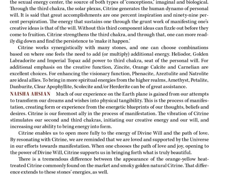 Citrine Metaphysical Properties 