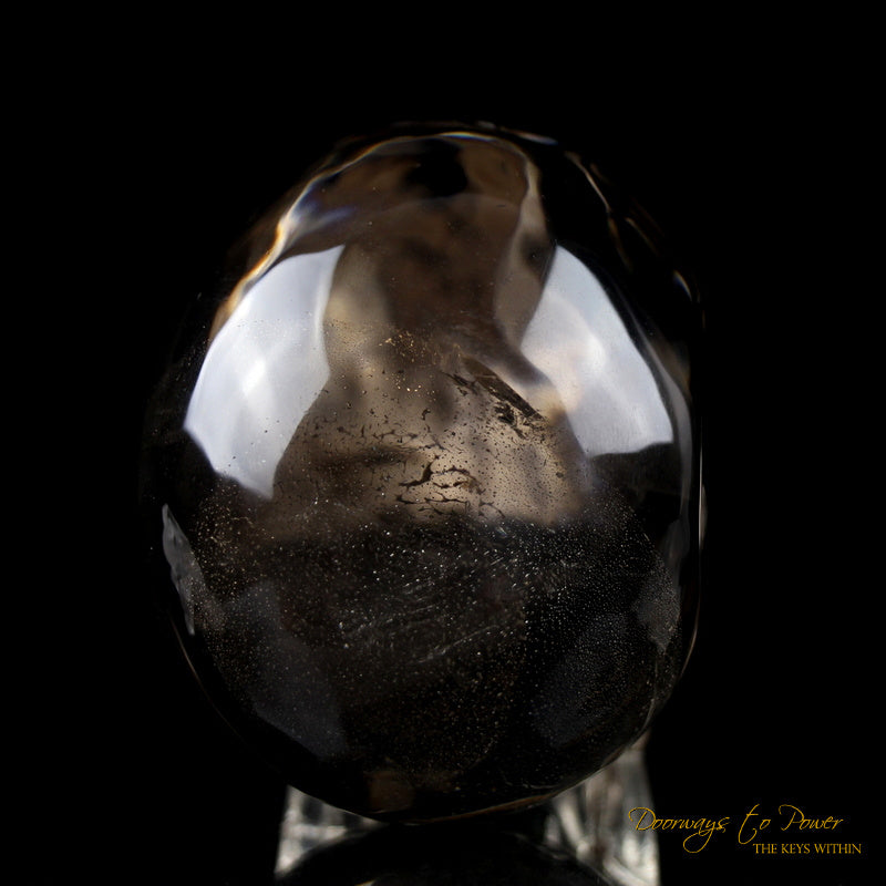 Citrine Quartz Akhenaten Elongated Crystal Skull 'Ancient Code' 