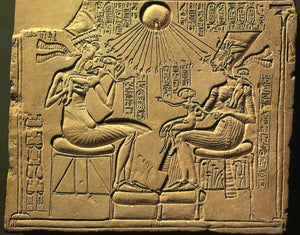 Citrine Quartz Akhenaten Elongated Crystal Skull 'Ancient Code' 