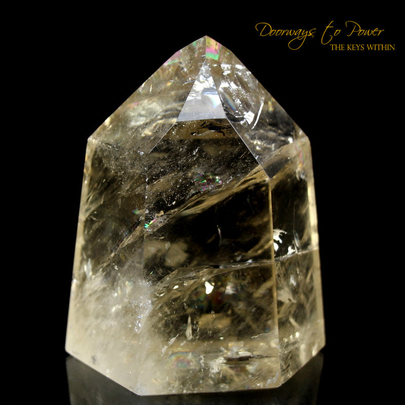 Citrine Devic Temple Quartz Crystal Point