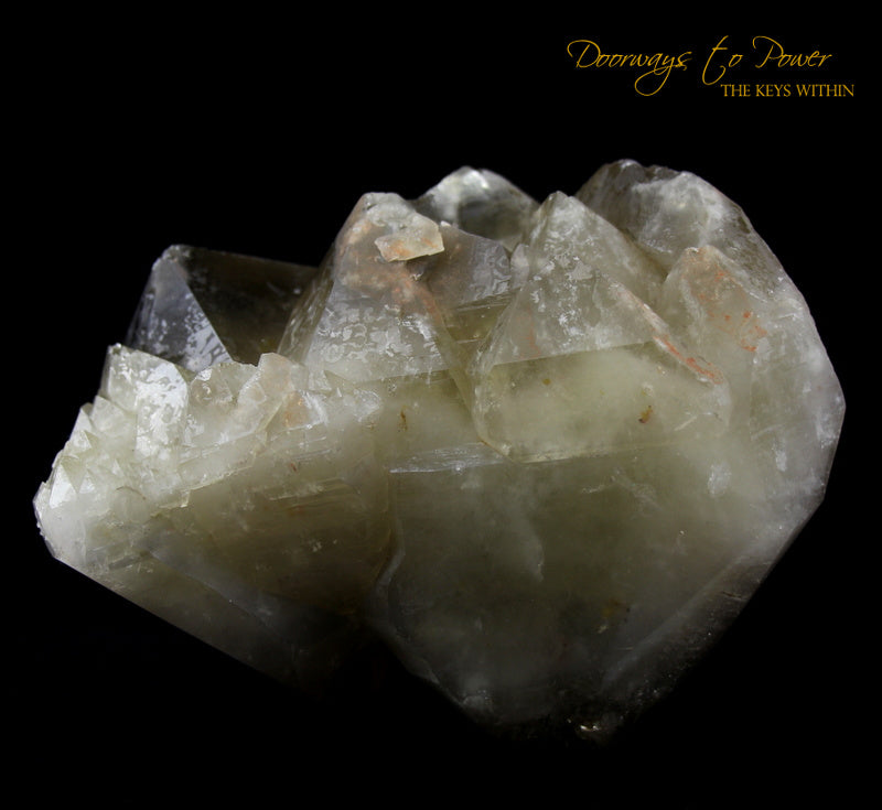 Citrine Tantric Twin Quartz ET Record Keeper Crystal Specimen