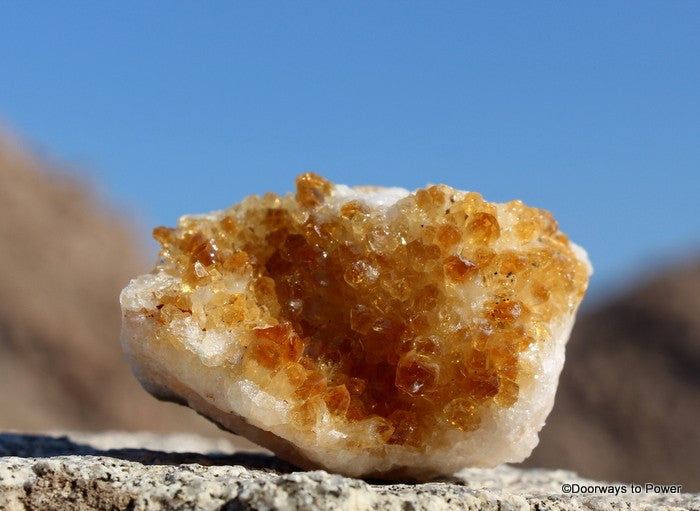 Citrine Quartz Cluster