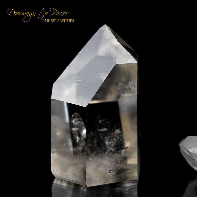 Clear Manifestation Quartz Casa Crystal Point w/ Integration Transmitter