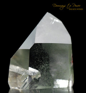 Clear Phantom Manifestation Quartz Crystal Point