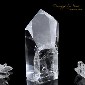 Clear Portal Quartz Master Crystal 'Angelic Infinity Point'