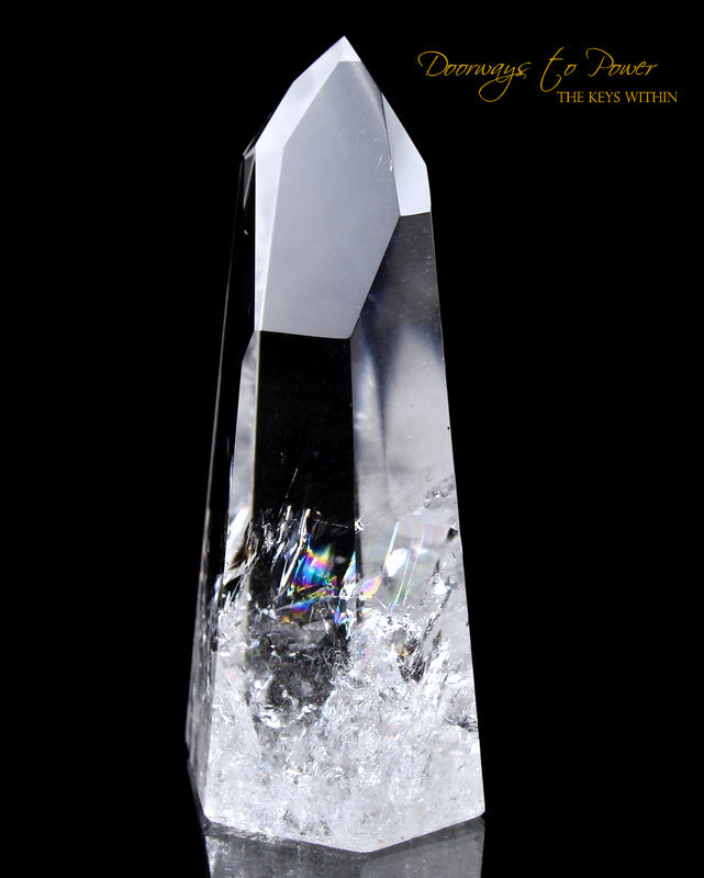 Clear Quartz Channeling Master Crystal 'Angelic Infinity Point' 