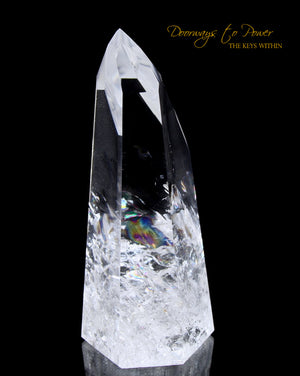 Clear Quartz Channeling Master Crystal 'Angelic Infinity Point' 