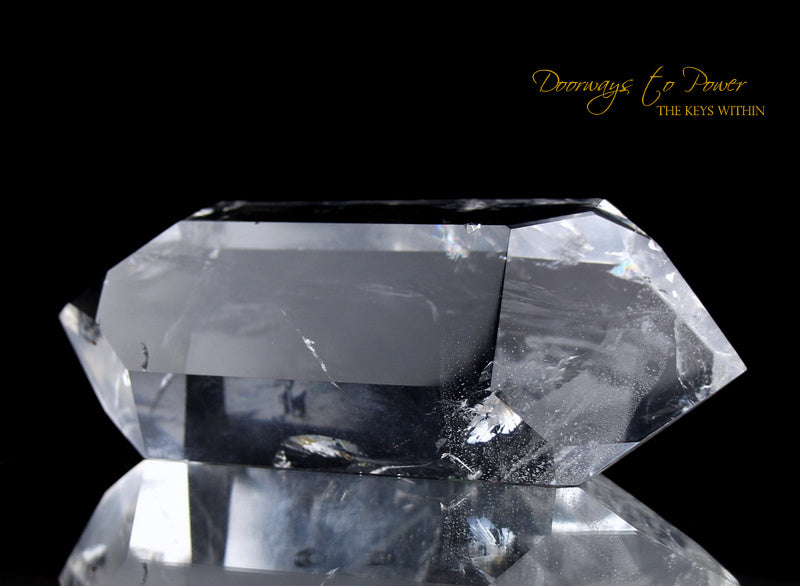 Clear Quartz Double Terminated Master Dow Crystal Wand 