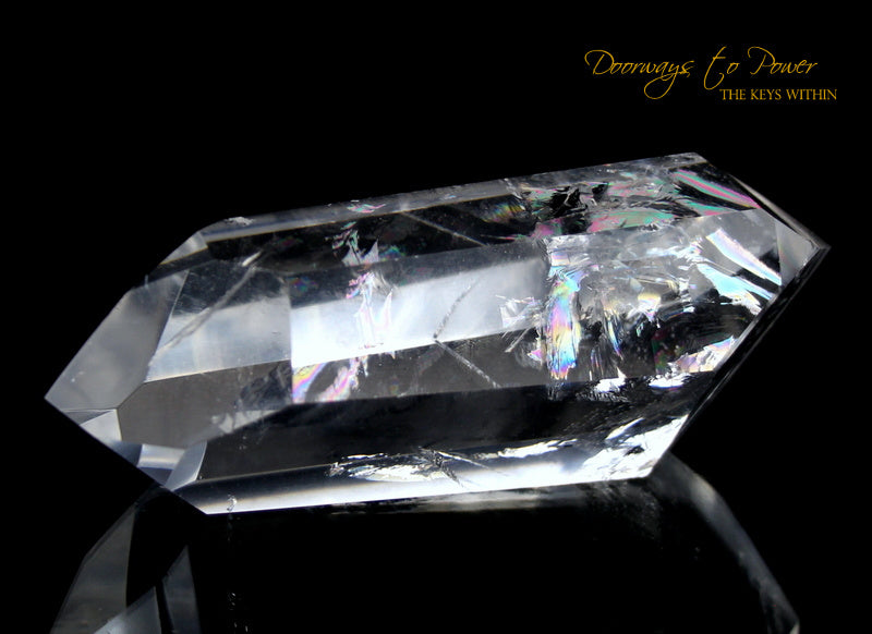 Clear Quartz Double Terminated Master Dow Crystal Wand 