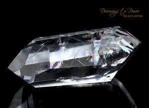 Clear Quartz Double Terminated Master Dow Crystal Wand 