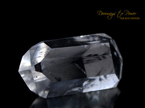 Clear Quartz Double Terminated Master Dow Crystal Wand 