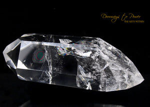 Clear Quartz Double Terminated Master Dow Crystal Wand