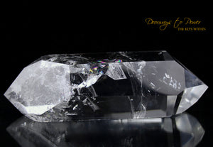 Clear Quartz Double Terminated Master Dow Crystal Wand