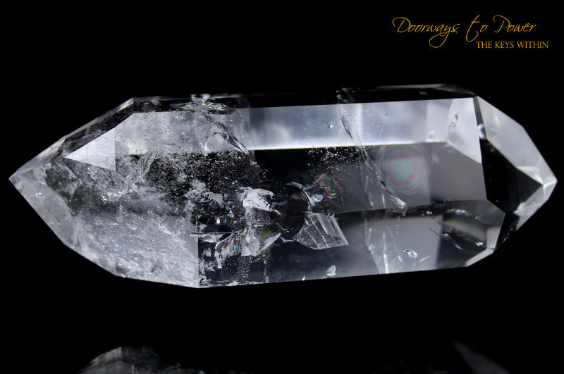 Clear Quartz Double Terminated Master Dow Crystal Wand