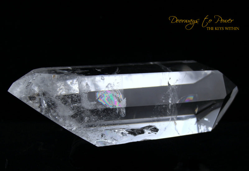 Clear Quartz Double Terminated Master Dow Crystal Wand