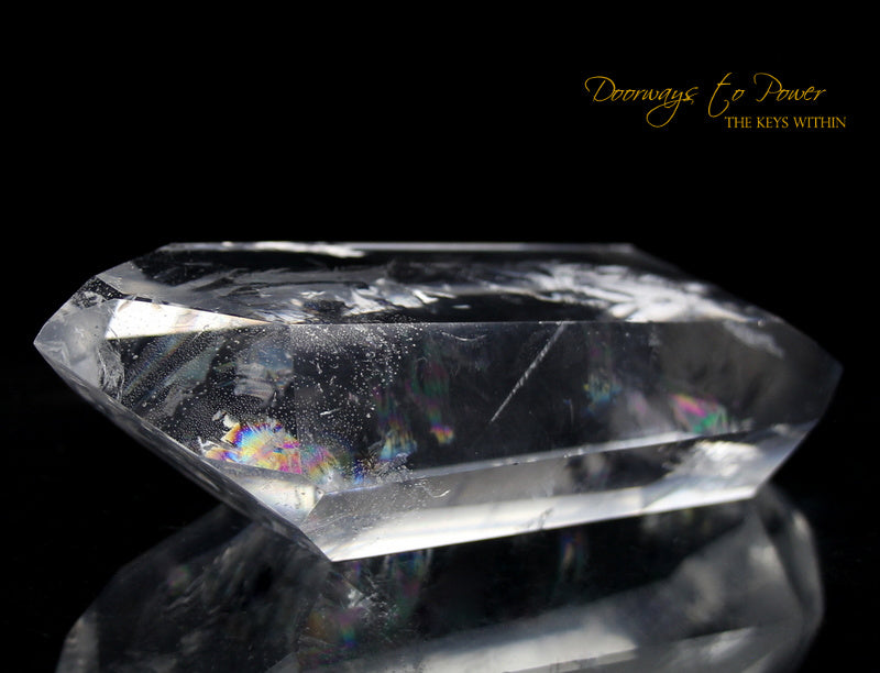 Clear Quartz Double Terminated Master Dow Crystal Wand 