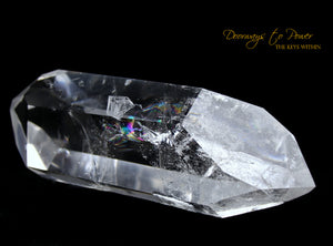 Clear Quartz Double Terminated Master Dow Crystal Wand