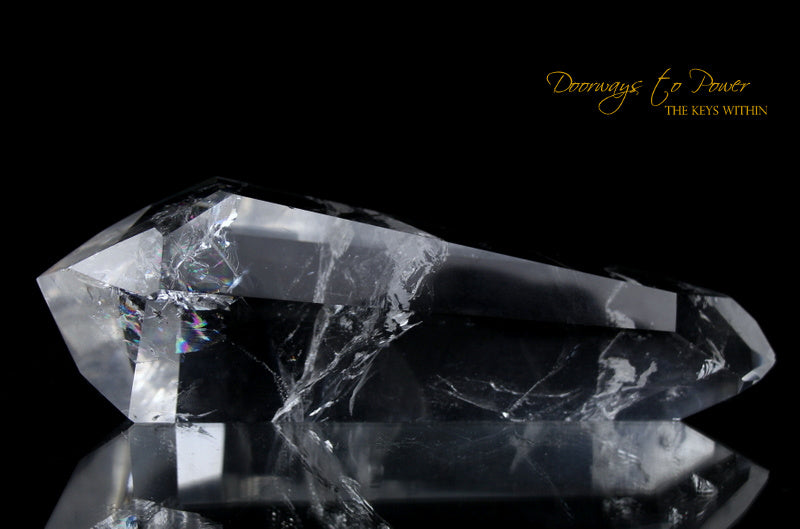Clear Quartz Double Terminated Master Dow ISIS Crystal Wand