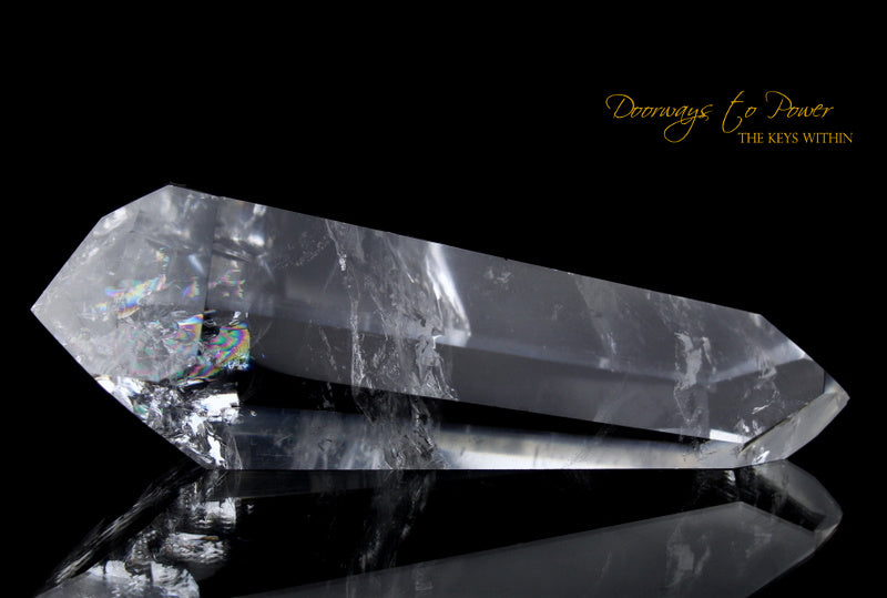 Clear Quartz Double Terminated Master Dow ISIS Crystal Wand