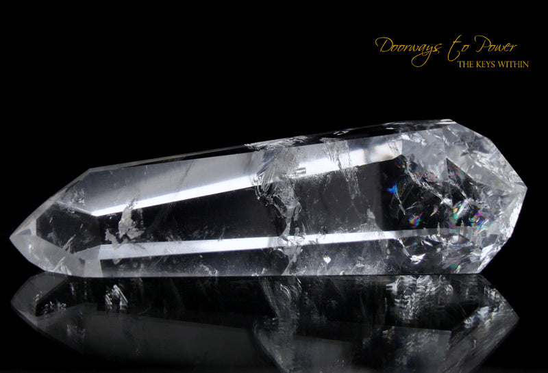 Clear Quartz Double Terminated Master Dow ISIS Crystal Wand