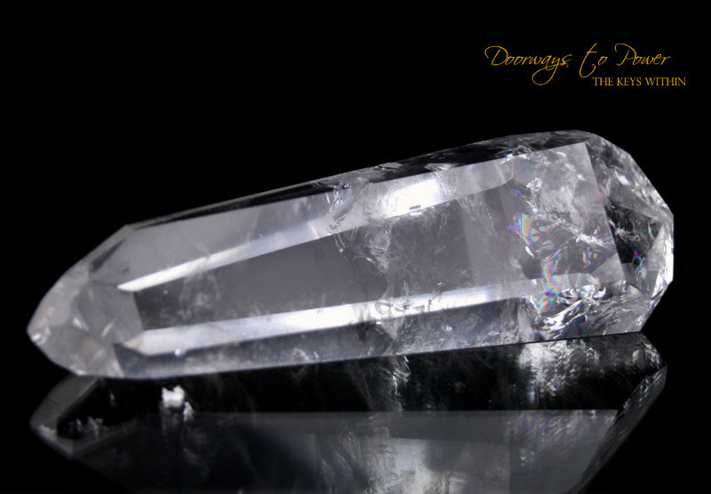 Clear Quartz Double Terminated Master Dow ISIS Crystal Wand