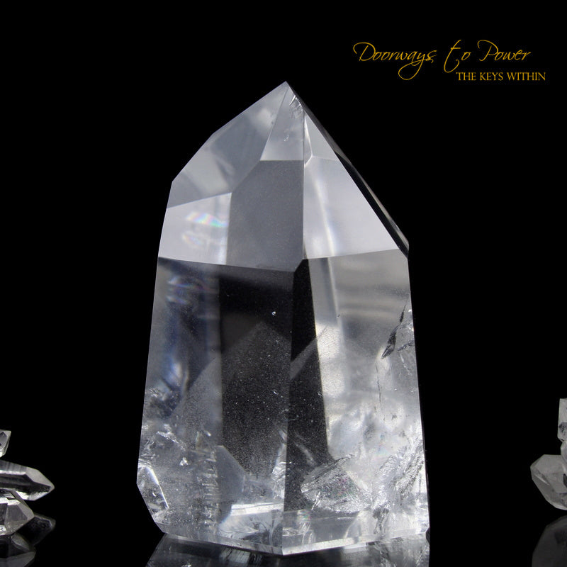 Clear Quartz Phantom Temple Heart Dow Master Crystal