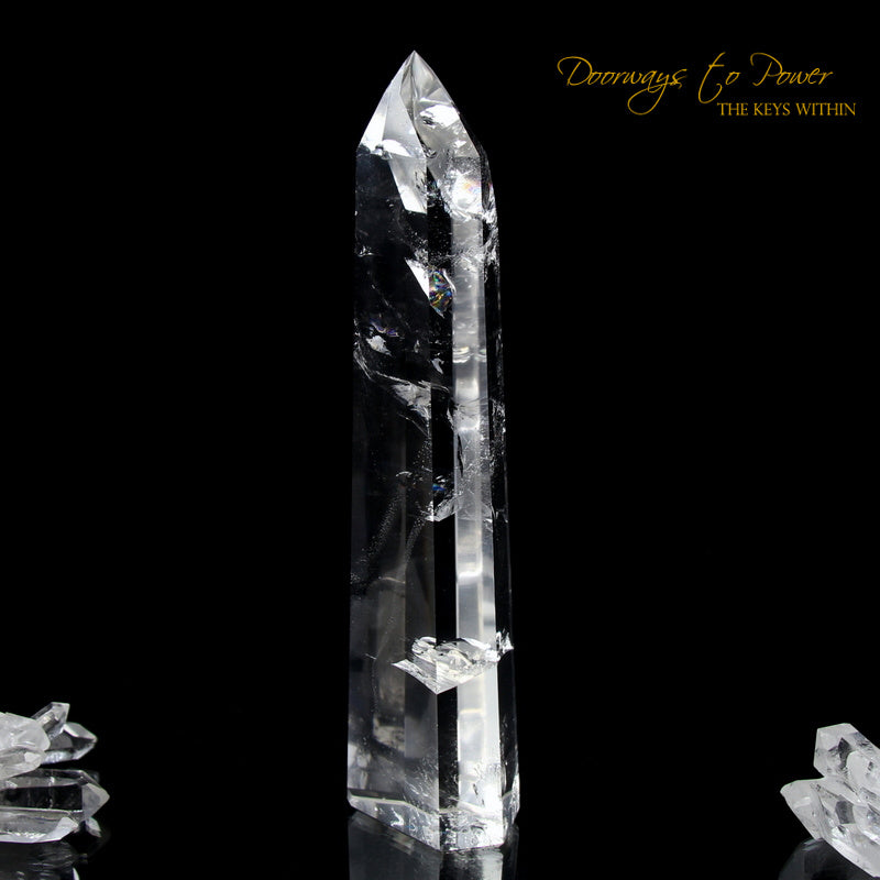 Clear Quartz Temple Heart Dow Master Crystal 