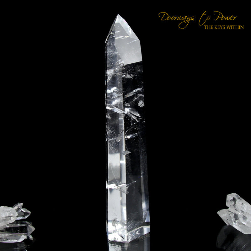 Clear Quartz Temple Heart Dow Master Crystal 