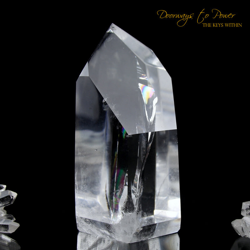Clear Quartz Temple Heart Dow Master Crystal 'Power Healer'