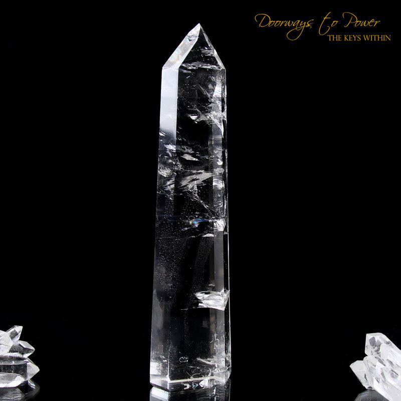 Clear Quartz Temple Heart Dow Master Crystal 