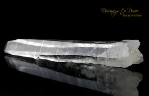 Lemurian Light Quartz Crystal 8 Sided Record Keeper Laser Wand 