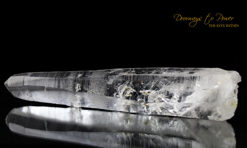 Lemurian Light Quartz Crystal 8 Sided Record Keeper Laser Wand 