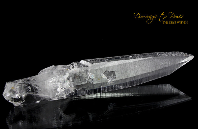 Colombian Lemurian Light Quartz Crystal Record Keeper Laser Wand 