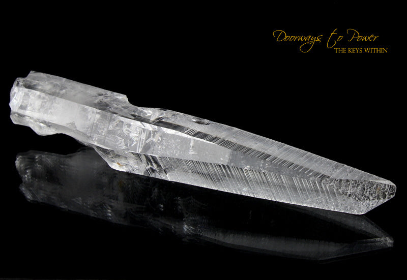 Colombian Lemurian Light Quartz Crystal Record Keeper Laser Wand 