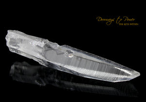 Colombian Lemurian Light Quartz Crystal Record Keeper Laser Wand 