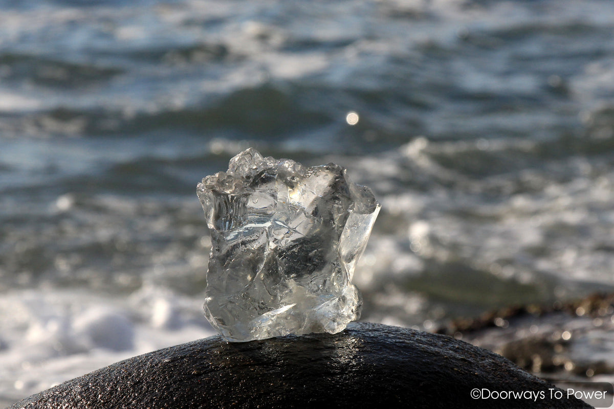Cosmic Ice Elder Clear Andara Crystal 'INFINITY' 7.5 lbs Rare & Authentic