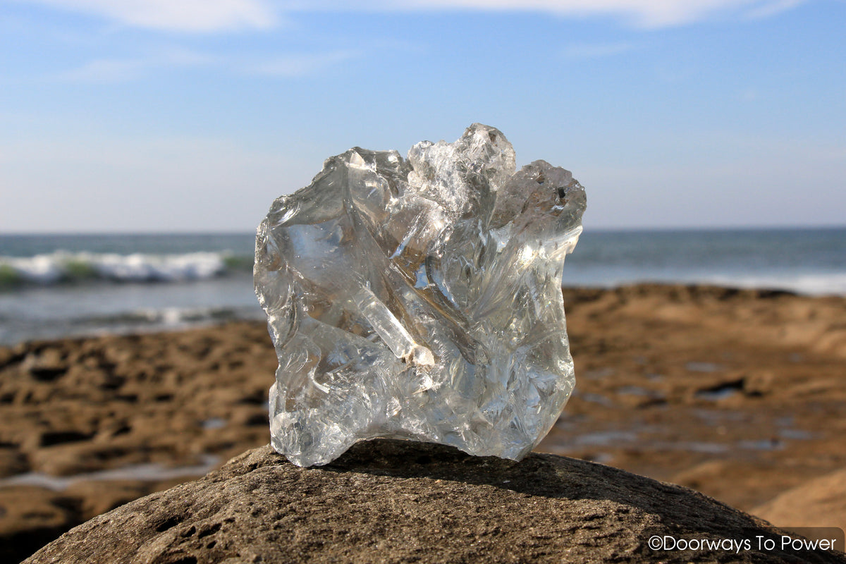 Cosmic Ice Elder Clear Andara Crystal 'INFINITY' 7.5 lbs Rare & Authentic
