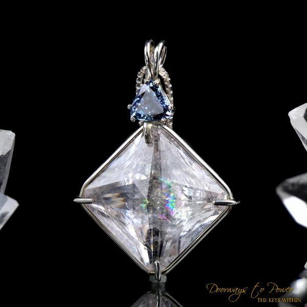 Danburite Magician Stone with Tanzanite