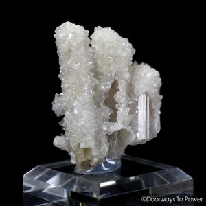 Danburite Twin Crystal Specimen & Synergy 12 Stone w/ Druzy Crystals