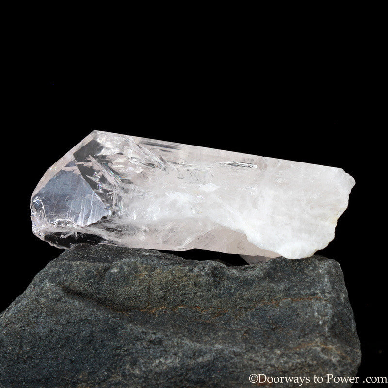 Danburite Crystal on Rock