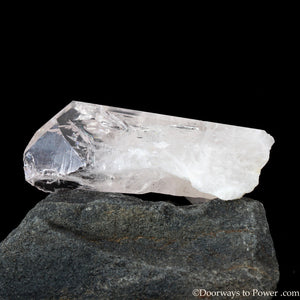 Danburite Crystal on Rock