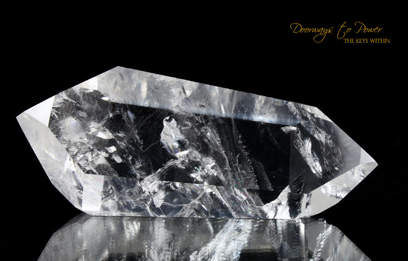 Double Terminated Quartz Temple Heart Master Dow Crystal 