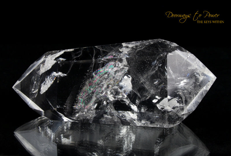 Double Terminated Quartz Temple Heart Master Dow Crystal 